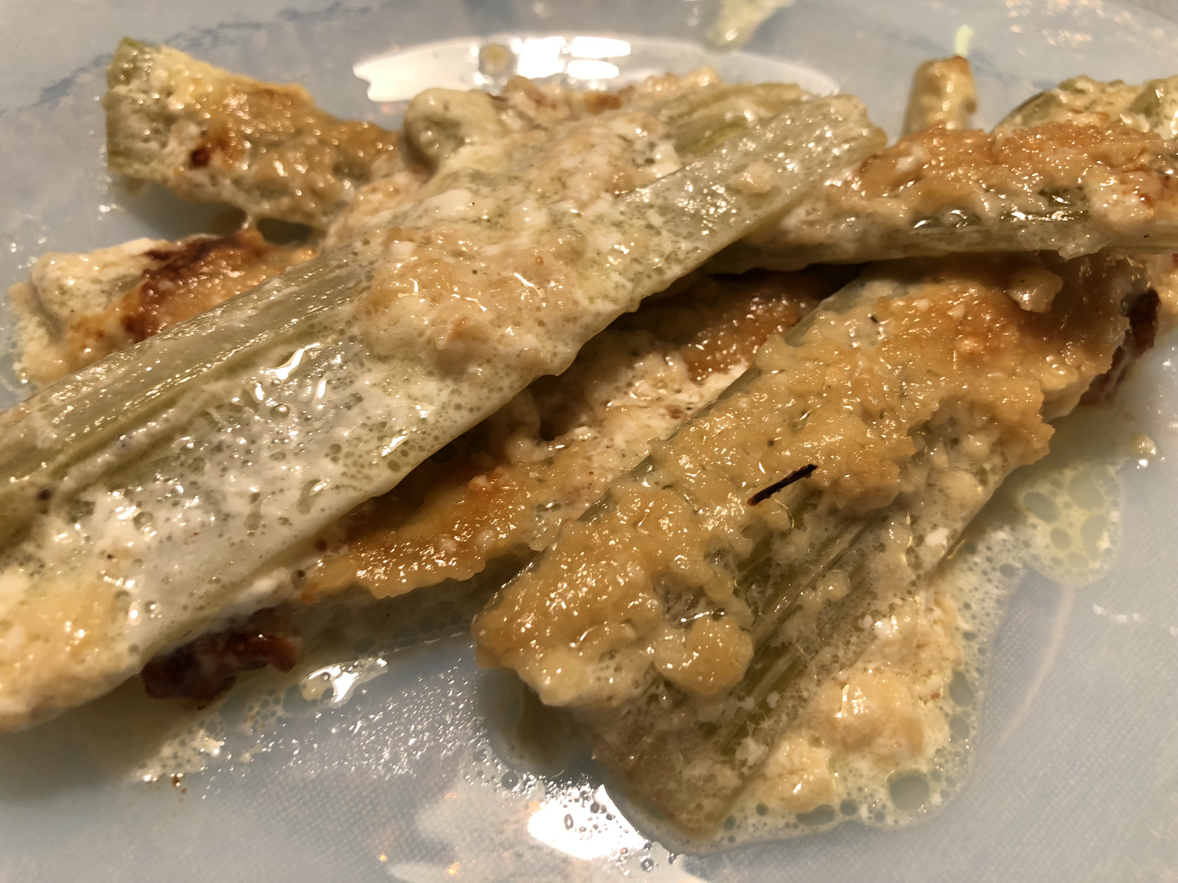 I cardi al forno gratinati
